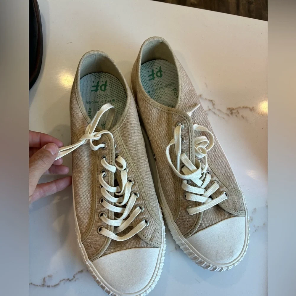 P.F. Flyers - Safari Center Low-Top Classic Canvas Sneakers size 10